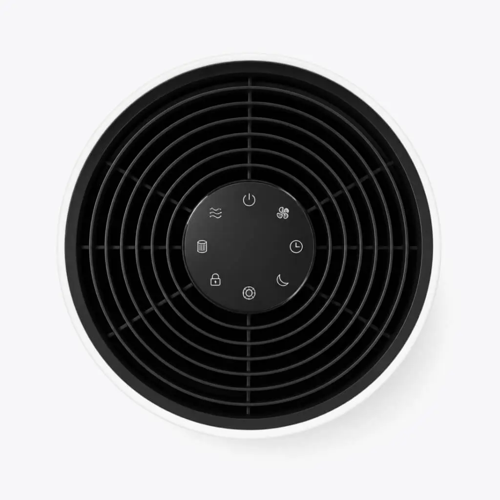 air purifier top